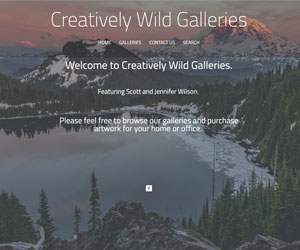 Creatively Wild Galleries Webiste